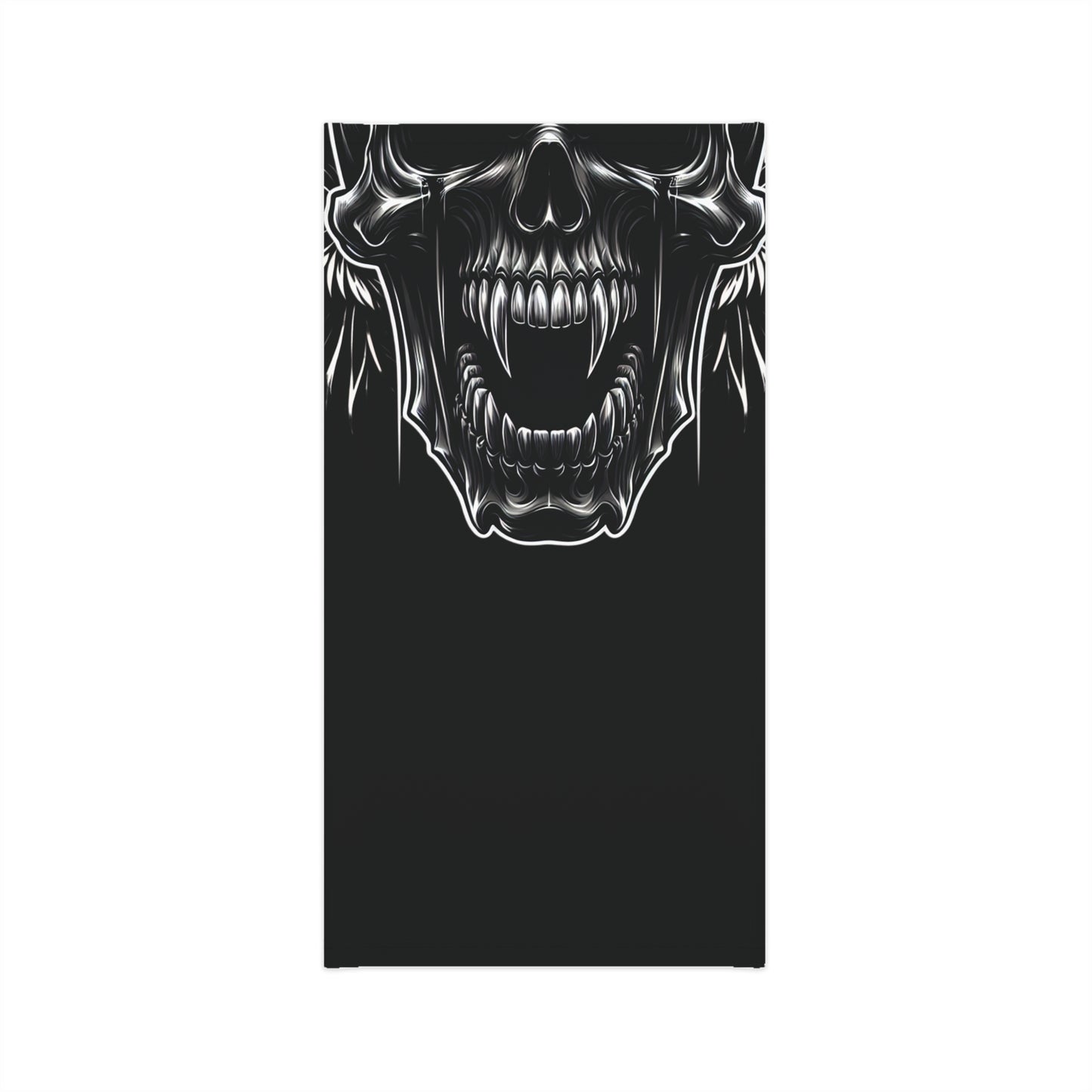 Black Skull & Wings Lightweight Neck Gaiter